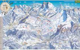 Skigebietsplan Seiser Alm